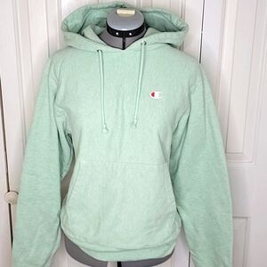 Champion Reverse Weave Hoodie Size XS Light Green